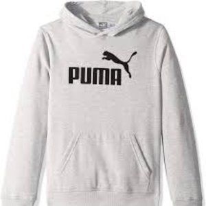 grey puma hoodie